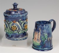 Lot 1109 - An Edward Bingham Castle Hedingham Pottery jar...