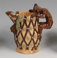 Lot 1113 - An Edward Bingham Castle Hedingham Pottery jug,...