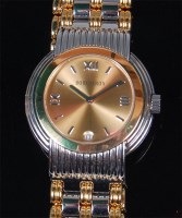 Lot 1227 - A Boucheron gents steel cased dress watch,...