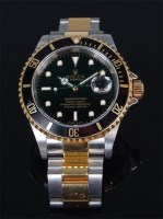 Lot 1250 - A gents Rolex steel and yellow gold Oyster...