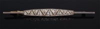 Lot 1302 - An Art Deco yellow metal and platinum faced...