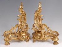 Lot 1357 - A pair of French late 19th century gilt bronze...