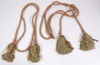 Lot 1371 - A pair of late 19th century French tie backs...