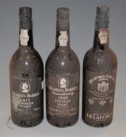 Lot 755 - Quarles Harris Tercentenary vintage port, 1980,...