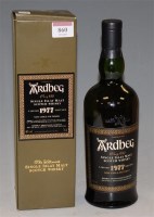 Lot 860 - Ardbeg single Islay malt scotch whisky, 1977,...