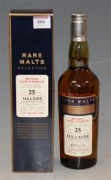 Lot 886 - Hillside 25 year old rare malt single Highland...