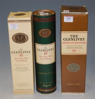 Lot 890 - Glenlivet American oak finish aged 12 years...