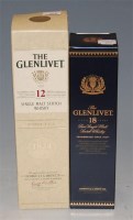 Lot 896 - Glenlivet aged 12 years single malt scotch...