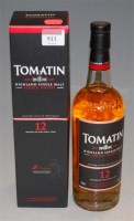 Lot 911 - Tomatin matured over 12 years single malt...