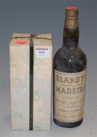 Lot 959 - Blandy's Old Madeira, one bottle; and...