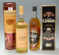 Lot 813 - Glenmorangie single Highland malt scotch...