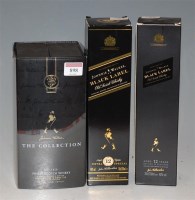 Lot 898 - Johnnie Walker The Collection Green, Black,...