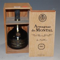 Lot 913 - Bas Armagnac de Montal 1965, 70cl, 42%, in...