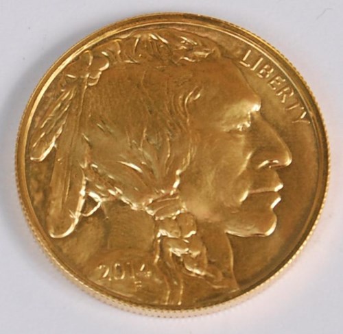 Lot 180 - USA, 2014 gold 'Buffalo' 50 dollar, obv....