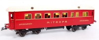 Lot 382 - Hornby 1934-41 completely repainted red No 3...