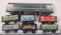 Lot 397 - A small tray containing Lima green BR Class 33...