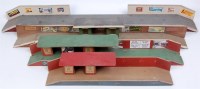 Lot 398 - 4 assorted wooden stations by Hailey Models...