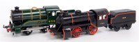 Lot 416 - Hornby c/w 0-4-0 501 loco completely repainted...
