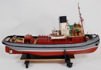 Lot 170 - Scratch built model of a Steam Tug Boat...