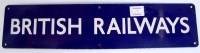 Lot 13 - British Railways (ER) enamel poster board...