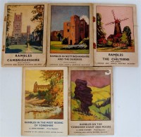 Lot 23 - 5 LNER 1930s Ramblers Guides