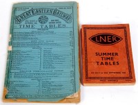 Lot 32 - Copy of Great Eastern Timetables fully -...