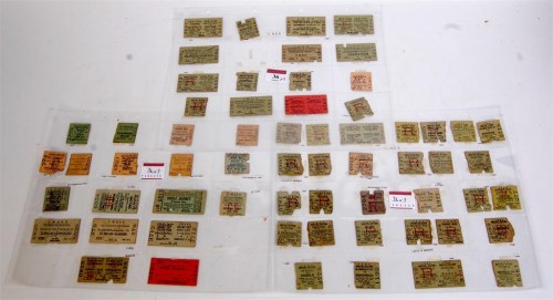 Lot 36 - Quantity of ticket and ticket halves (approx...