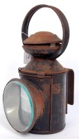 Lot 76 - A BR(E) locomotive lamp, stamped LOCO to side...
