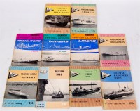 Lot 77 - 10 various Ian Allan ABC books on ships,...