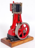 Lot 102 - A well made Stuart Type vertical steam engine,...