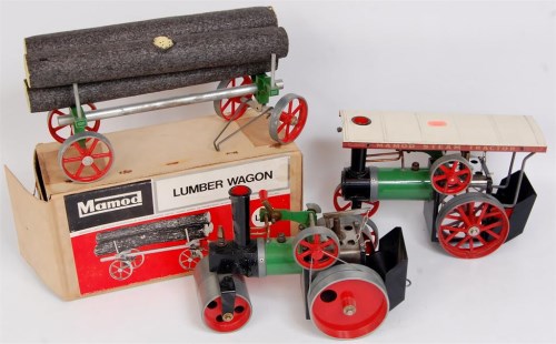Lot 124 - Mamod Steam Engine and Attachment Group, to...