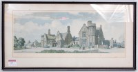 Lot 149 - A railway carriage print of Stowmarket Station...