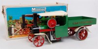 Lot 65 - Mamod SW1, steam wagon, green, white and red...