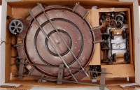 Lot 368 - A tray of GI clockwork items including 2x R/H...