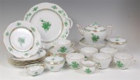 Lot 631 - A modern Herend of Hungary porcelain six-place...