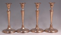 Lot 645 - A set of four early 20th century silver...