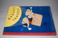 Lot 409 - BRUNHOFF Jean de, Babar's Travels, London 1935,...