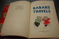 Lot 409 - BRUNHOFF Jean de, Babar's Travels, London 1935,...