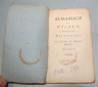 Lot 564 - Almanach pour l'An 1760, 12mo old calf; Nouvel...