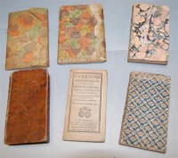 Lot 565 - Small BOX; Calendrier de Bordeux 1739 and 1765,...