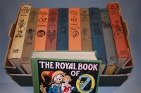 Lot 415 - BOX, BAUM L. Frank, eleven Oz books including...