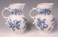 Lot 596 - A pair of first period Worcester porcelain...