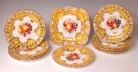 Lot 616 - A set of ten mid-20th century Worcester...