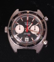 Lot 704 - A gents stainless steel Heuer Autavia...