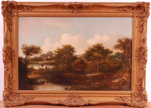 Lot 923 - Follower of Pierre Etienne Theodore Rousseau...