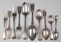 Lot 670 - An extensive silver harlequin part cutlery...