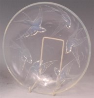 Lot 117 - A French Art Deco opalescent moulded glass...