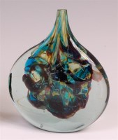 Lot 154 - A Mdina cased glass fish vase, designed by...