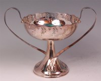 Lot 191 - A Seccessionist WMF silver plated twin handled...