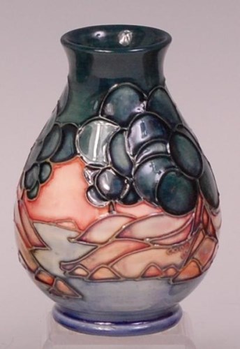 Lot 60 - A Moorcroft Mamoura pattern pottery vase, of...